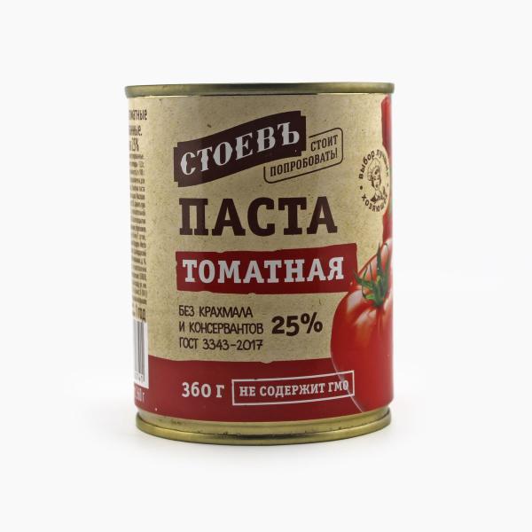 Паста томатная СТОЕВЪ 360 гр ж/б